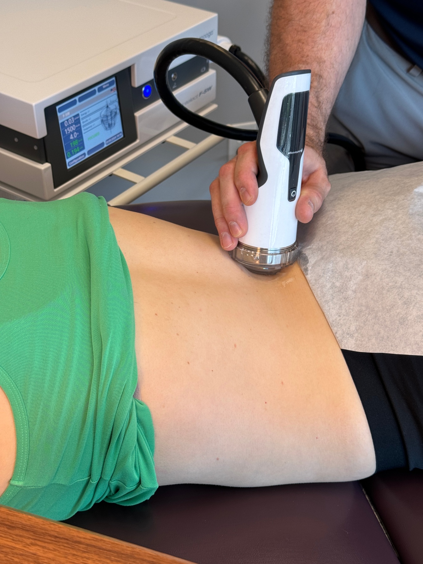 Shockwave therapy treatment